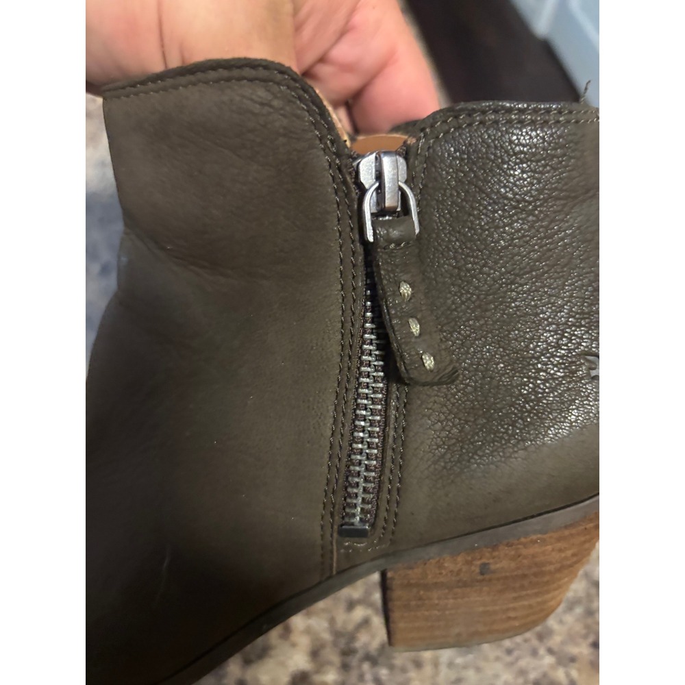 Frye Womens 8M Dark Brown Leather Pointed Toe Ankle Booties 3470014-DBN - Picture 10 of 15
